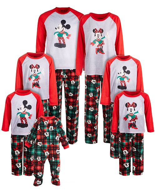 Ame Family Mickey Mouse Minnie Mouse Pajama Sets Reviews Sets Outfits Kids Macy S