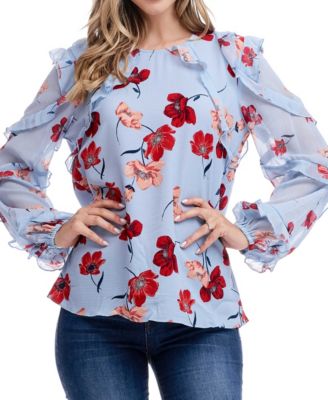 floral design tops for jeans