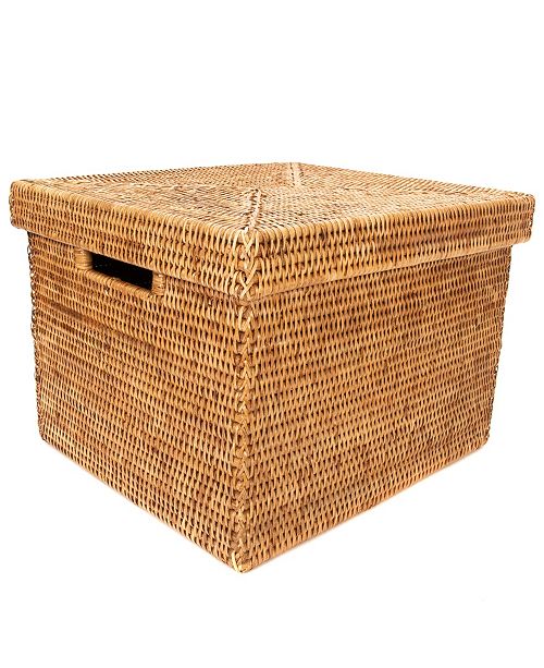Artifacts Trading Company Rattan Storage Box With Lid Letter File Reviews Macy S