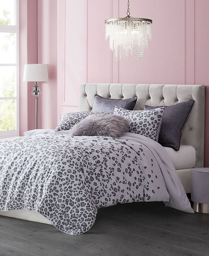 Juicy Couture Pearl Leopard 3-Piece King Comforter Set ...