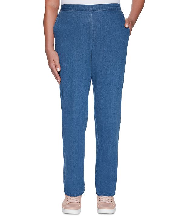 Alfred Dunner Petite Pearls Of Wisdom 2019 Pull-On Jeans & Reviews ...