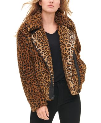 levi's leopard print jacket