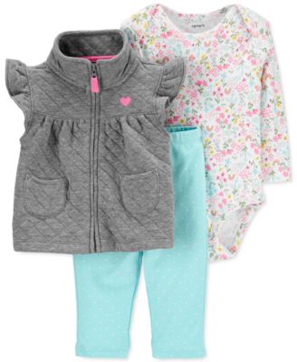 carters girls vest