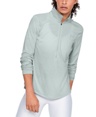 under armour half zip running top