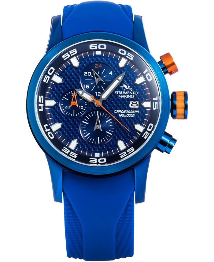 Strumento Marino Men S Speedboat Blue Silicone Performance Timepiece Watch 46mm Reviews All Fine Jewelry Jewelry Watches Macy S What do customers think of timepiece? men s speedboat blue silicone performance timepiece watch 46mm