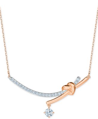 heart knot necklace