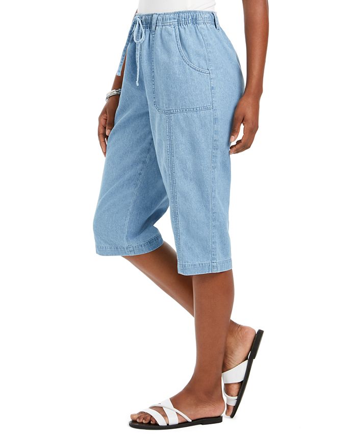 karen scott petite knit pants