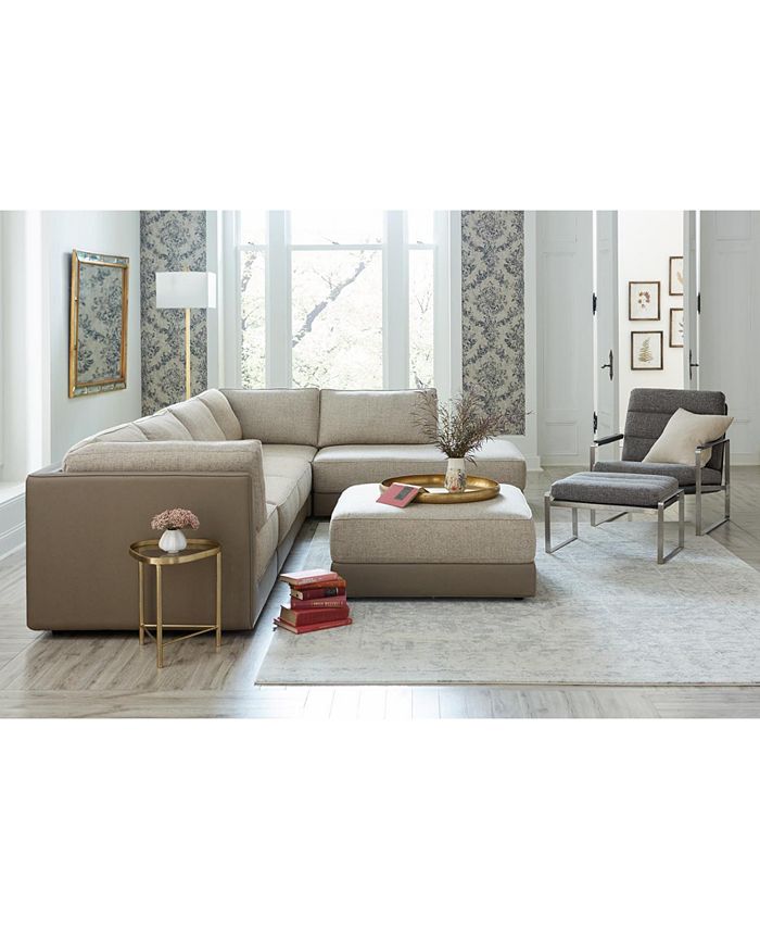 Furniture CLOSEOUT! Mattley 5Pc. Fabric Modular Sectional Sofa with