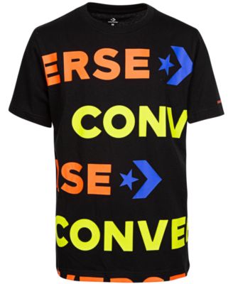 converse t shirt kids yellow