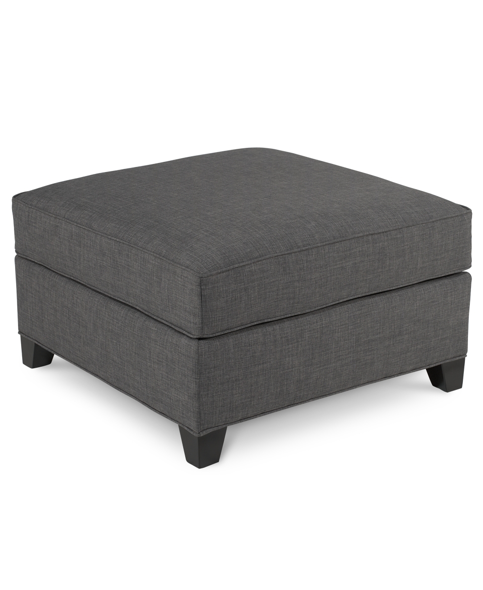 Harper Fabric Ottoman   Furniture