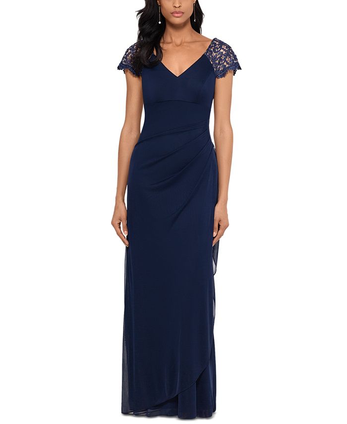 xscape lace gown
