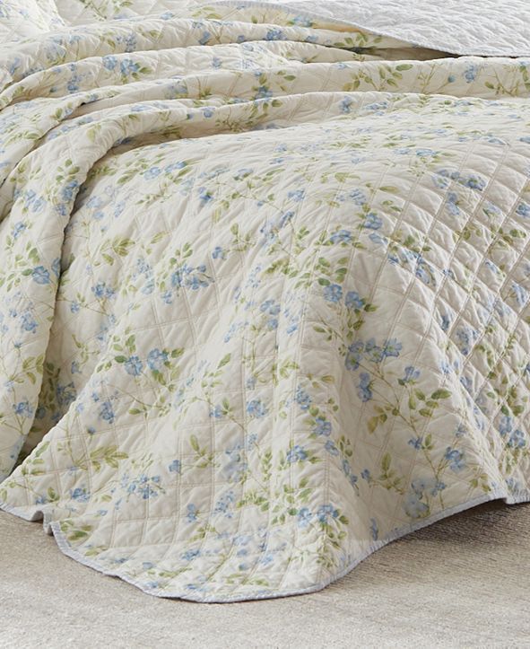 Laura Ashley Fawna King QuiltSham Set & Reviews Quilts & Bedspreads
