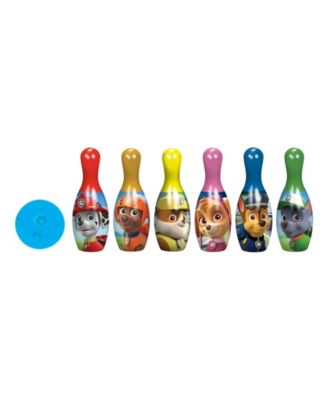 paw patrol light up bowling set
