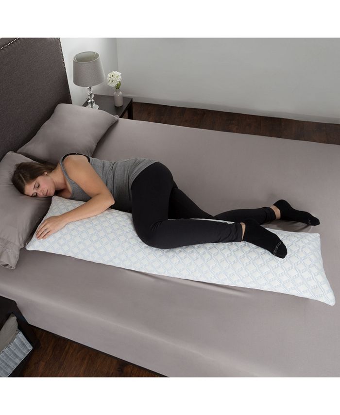 Baldwin Home Cooling Relief Memory Foam Body Pillow ...