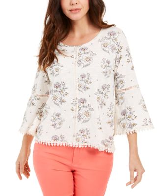 macy's women's style and co tops