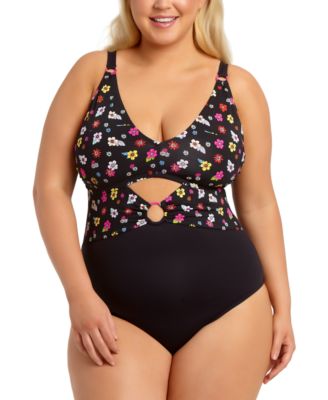 macys plus size women's swimsuits