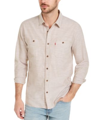 levi's chambray mens shirt
