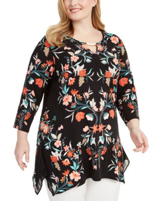 macy's plus size tops jm collection