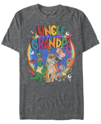 Download Fifth Sun Men S Uncle Grandpa The Whole Crew Logo Rainbow Short Sleeve T Shirt Reviews T Shirts Men Macy S