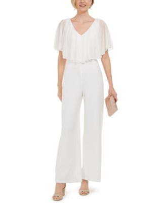 macys plus size white jumpsuits