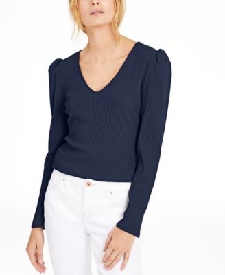 macy's inc long sleeve tops