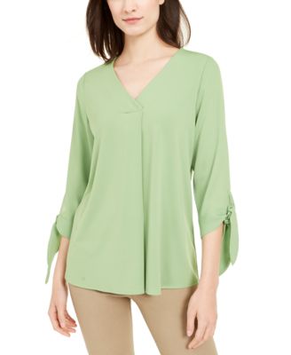 macys petite alfani tops