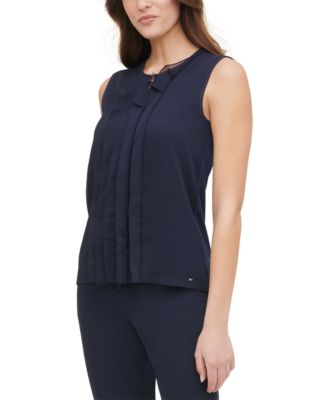 tommy hilfiger ruffle blouse