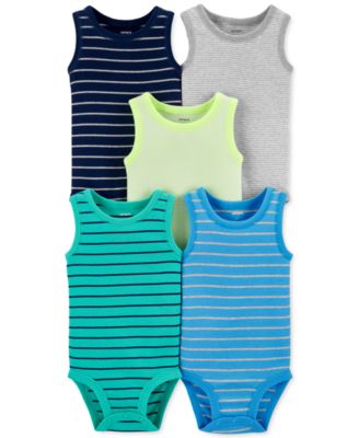 sleeveless onesies for baby boy