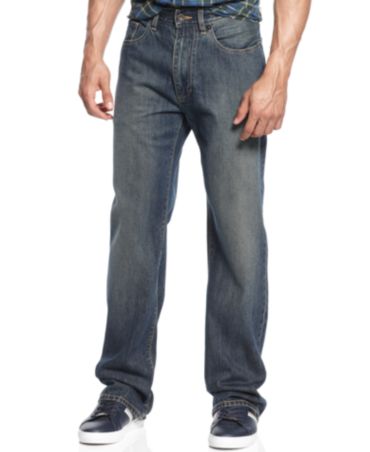 Sean John Jeans, Hamilton Indigo New World Medium Wash Jeans - Jeans ...