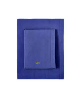 Lacoste Percale King Solid Sheet Set 
