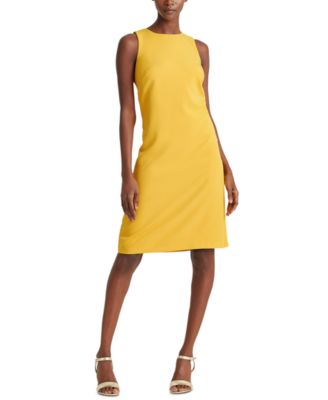 crepe shift dress