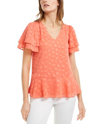 macys michael kors tops