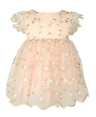 Popatu Baby Girl Floral Tulle Dress 