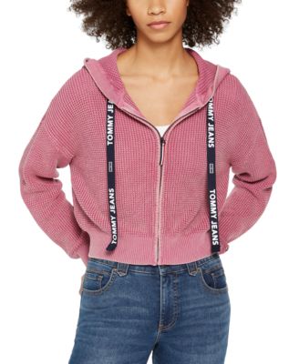 tommy jeans crop hoodie