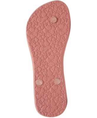 roxy azul flip flops