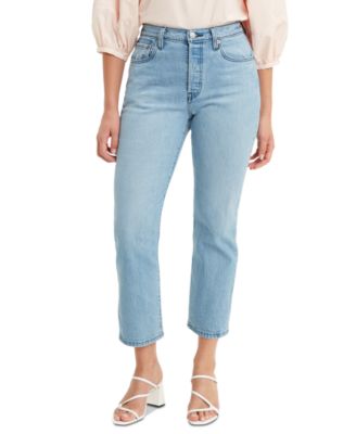 levi high rise cropped jeans
