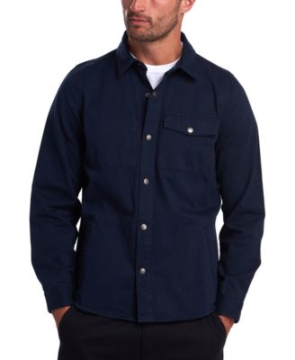 barbour mens overshirt