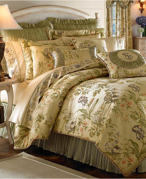Croscill Closeout Iris 4 Pc Bedding Collection Reviews Bedding Collections Bed Bath Macy S