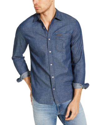 calvin klein chambray shirt