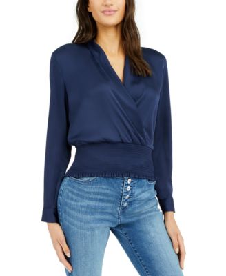 macy's surplice top