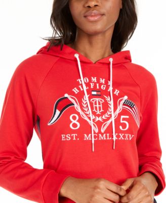 tommy hilfiger embroidered hoodie