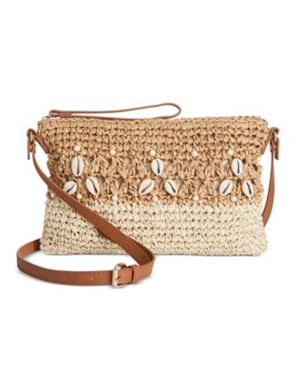 macys straw handbags