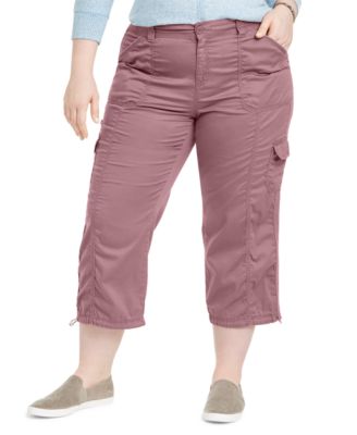 style & co cargo capri pants