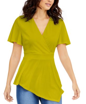 macy's surplice top