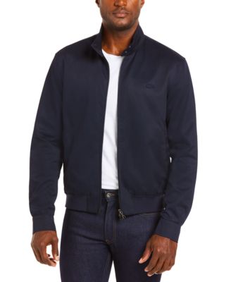 lacoste cotton twill jacket