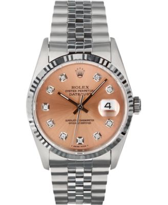 pre owned rolex macy's