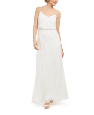 macys ivory dresses