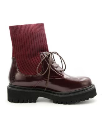 macys burgundy boots