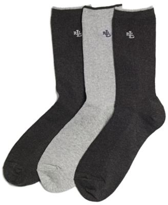Ribbed Cotton Trouser 3 Pack Socks 