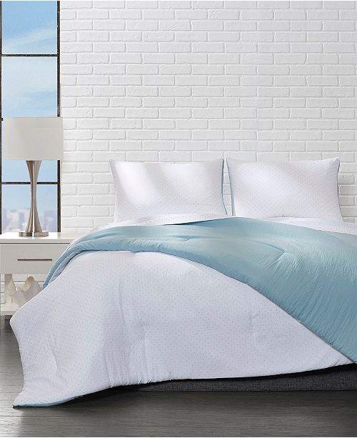 Ella Jayne Reversible Microfiber Polka Dot Comforter 3 Piece Set Reviews Comforters Fashion Bed Bath Macy S